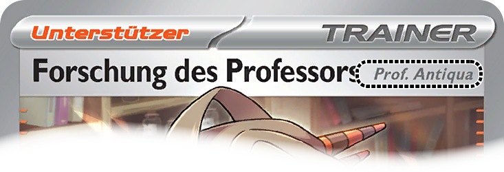 Forschung des Professors (Prof. Antiqua)